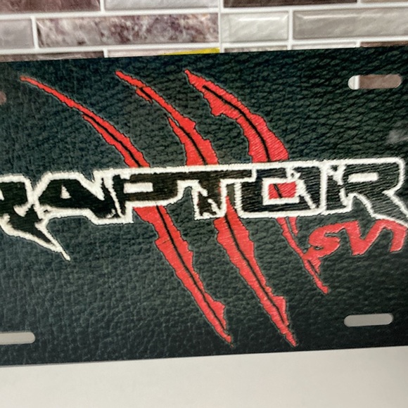 Ford Raptor License Plate - Picture 3 of 5